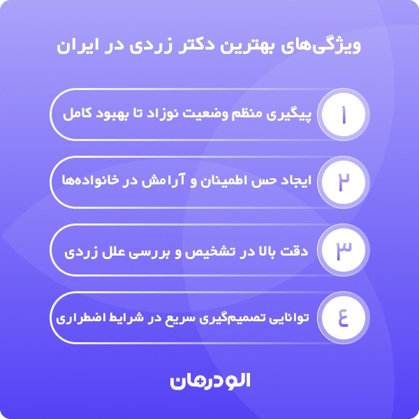 تخصص بهترین دکتر زردی در ایران