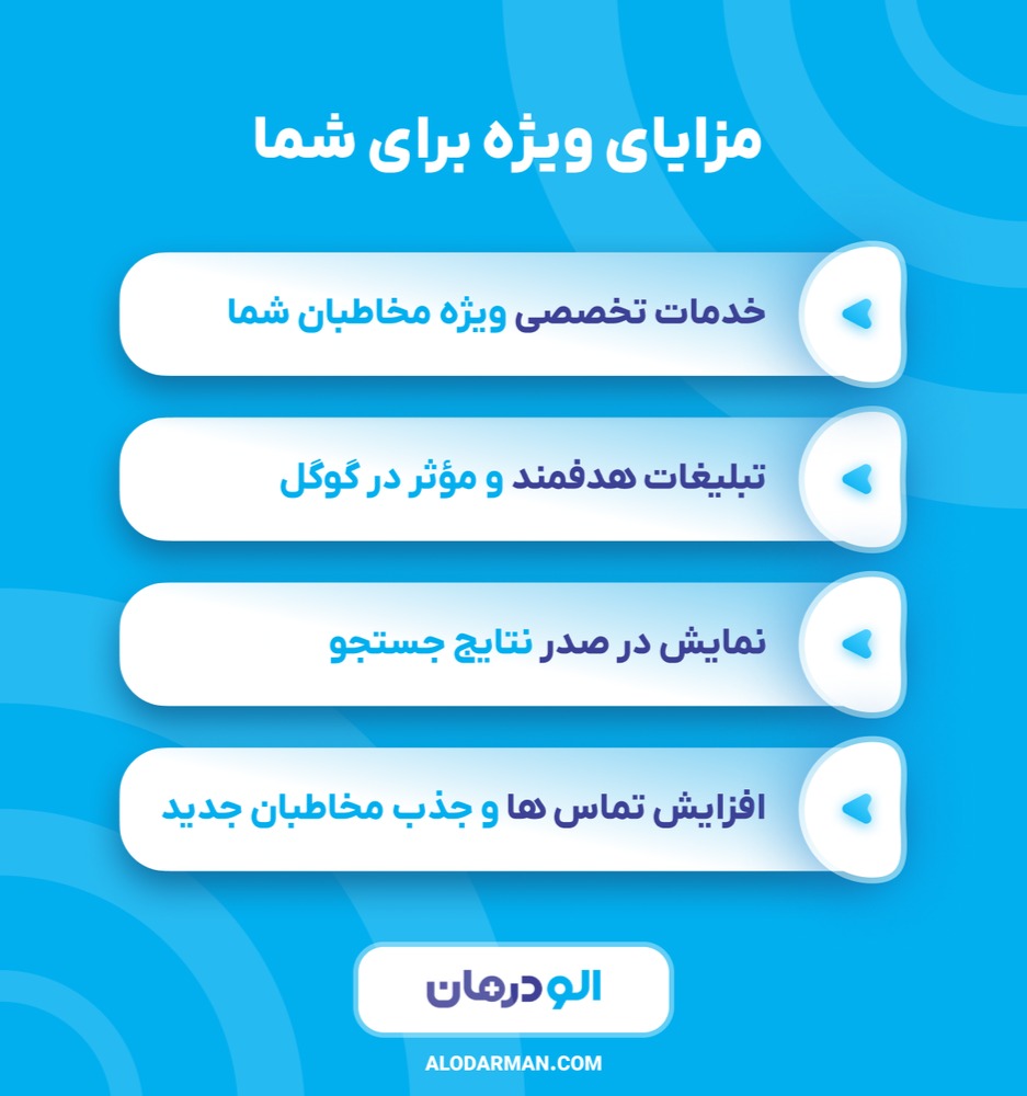 مزایای تبلیغات در الودرمان